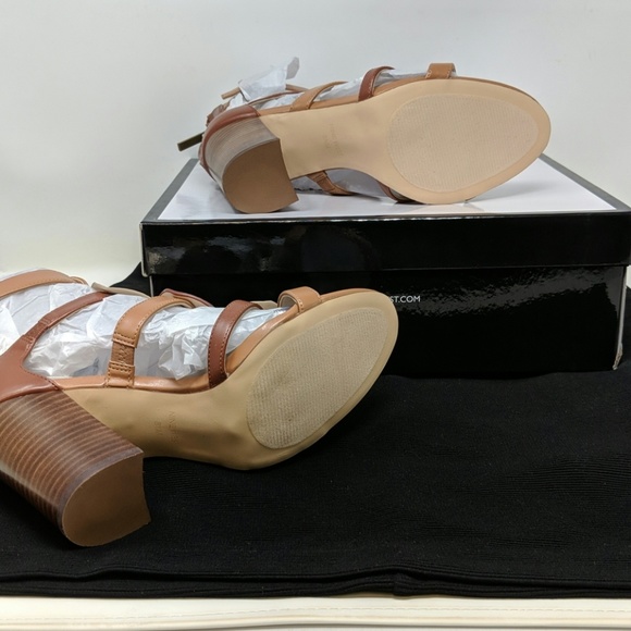 Nine West Braddy Caged Block Heel Sandal - Picture 5 of 8